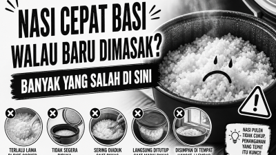Beberapa Kesalahan Umum dalam Memasak Nasi