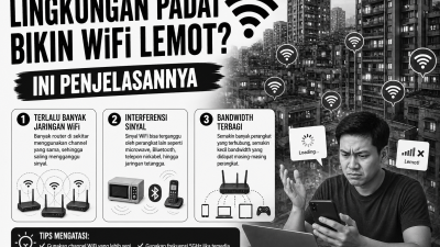 WiFi Lemot di Lingkungan Padat? Ini Penyebabnya
